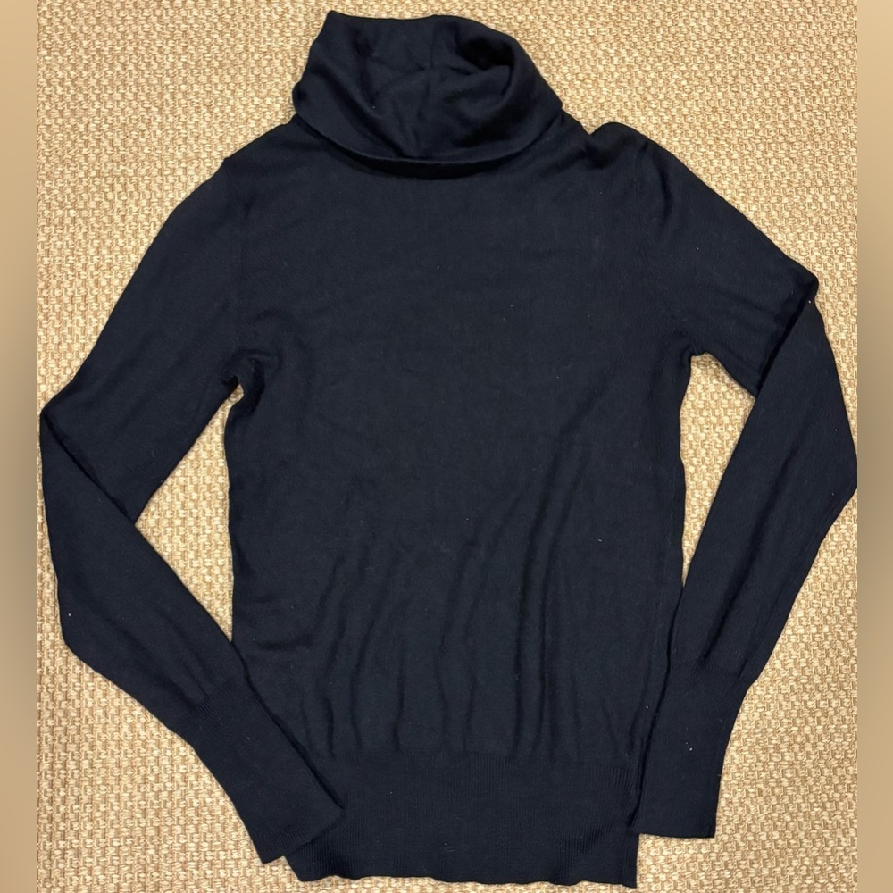 Mossimo Supply Co. Black Turtleneck Top
